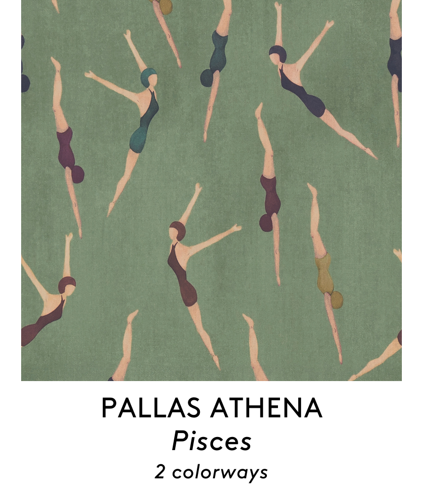 Fabric Square Pallas Athena Pisces