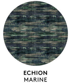 Echion, Marine, S. Harris, Fabric, Interiors, Interior Design, Fabrics